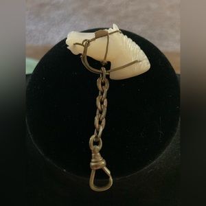 Vintage Mother of pearl horse head fob